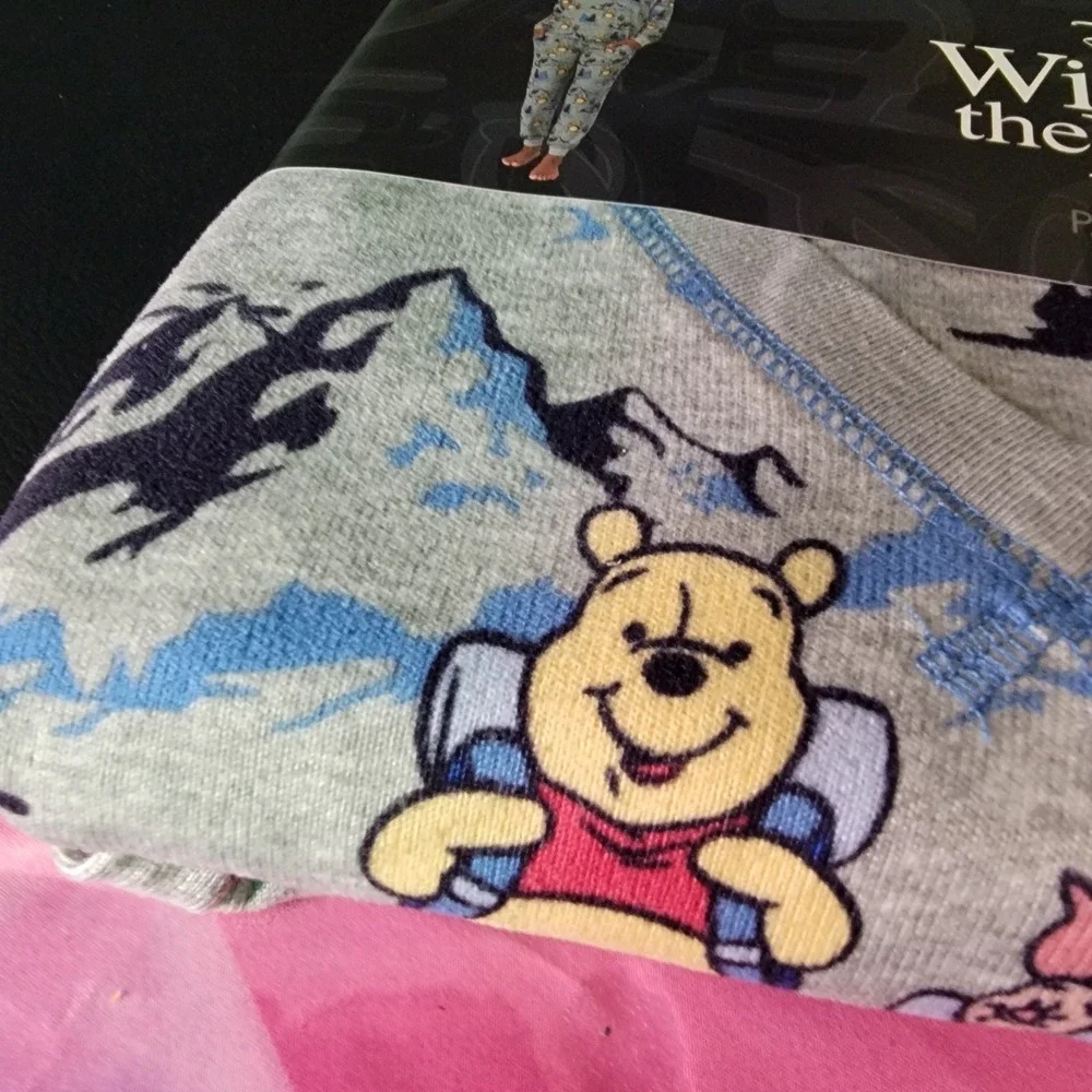 NWT Disney Women's 2 Piece Silky Stretch Fleece Pajama Set Winnie The Pooh 2XL - Picture 9 of 9